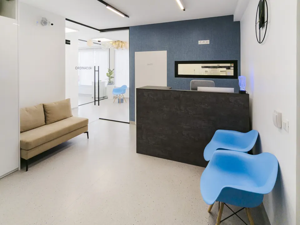 Čekaonica i recepcija ordinacije Vita Dente